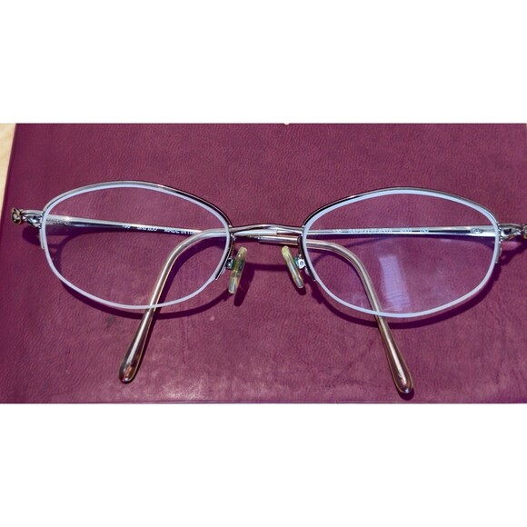 Vintage Safilo Elasta 4805 IN5Eyeglasses Gold Oval Frame  Unisex  Made in Italy